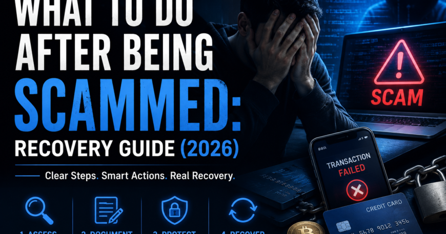 What To Do After Being Scammed