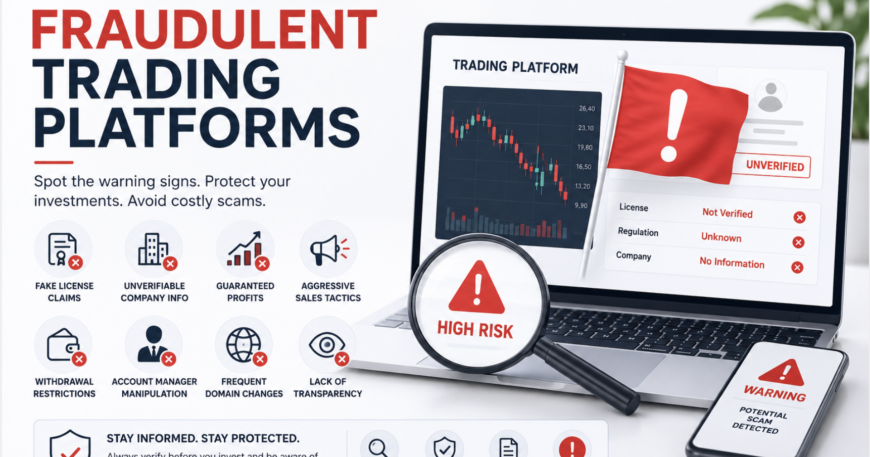 Red Flags Found in Fraudulent Trading Platforms